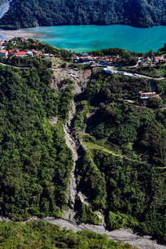 霧社山坡地崩塌